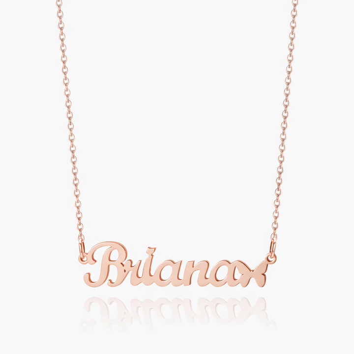 Butterfly Name Necklace