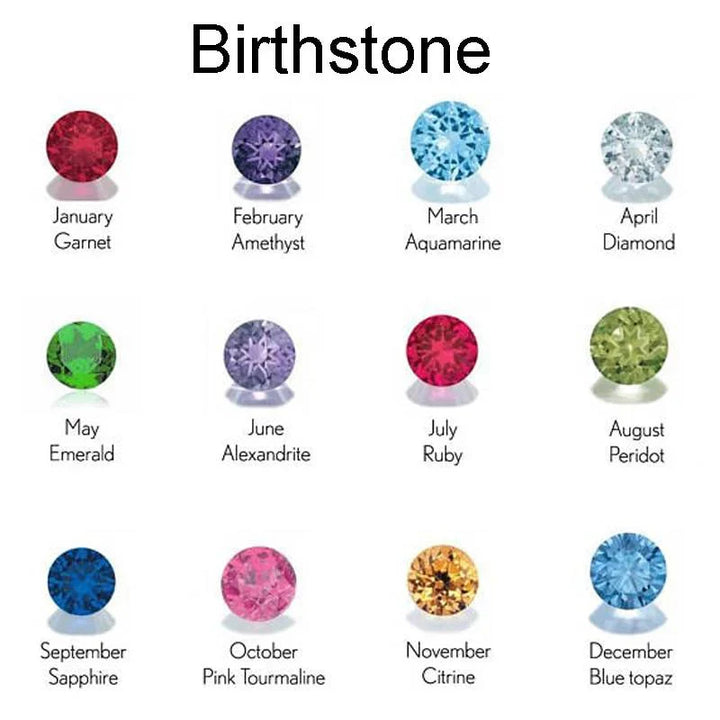 Birthstone Heart Necklace