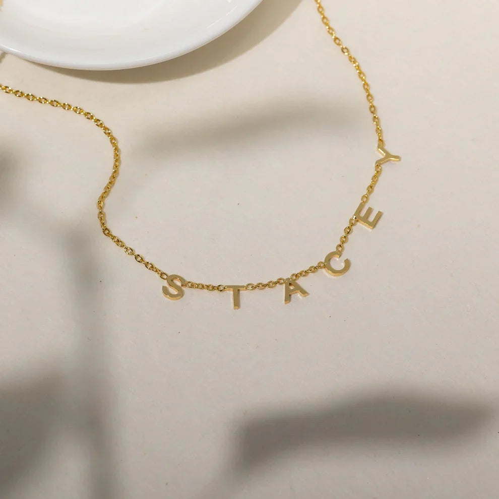 Initials Name Necklace
