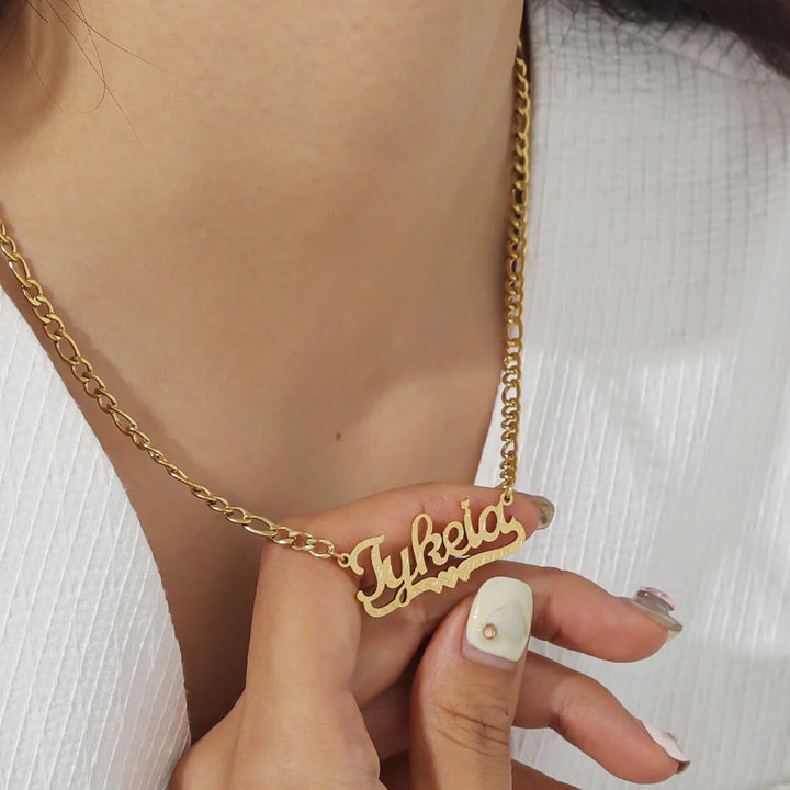 Diamond Cut Name Necklace