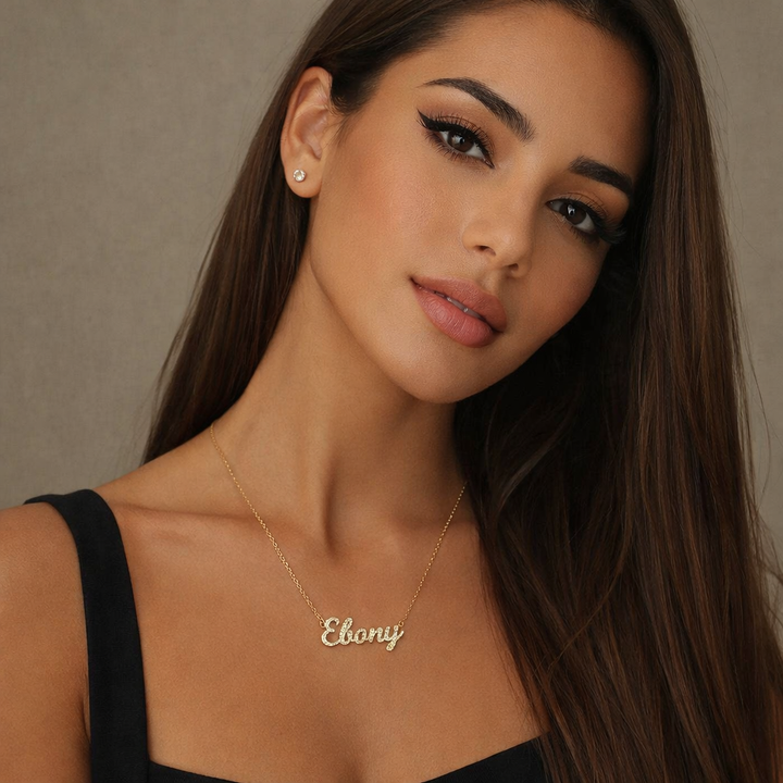 Diamond Name Necklace