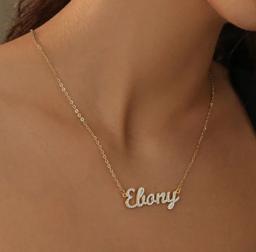 Diamond Name Necklace