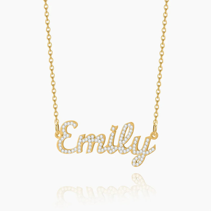 Diamond Name Necklace