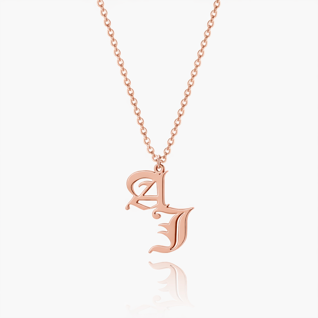 Double Initial Necklace