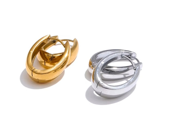 VIENNA U-Shaped Hoop Earrings