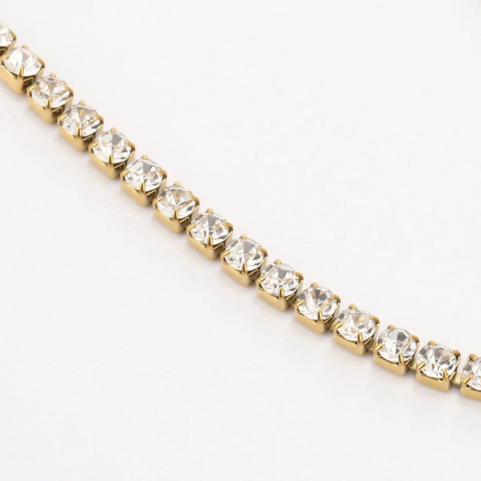 Gold Tennis Bracelet