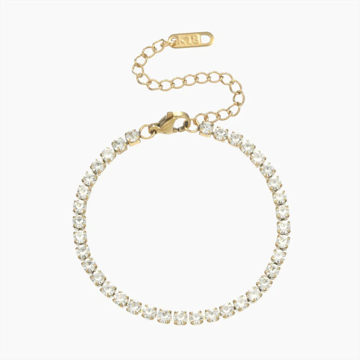 Gold Tennis Bracelet