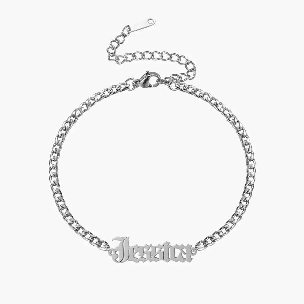 Gothic Name Bracelet