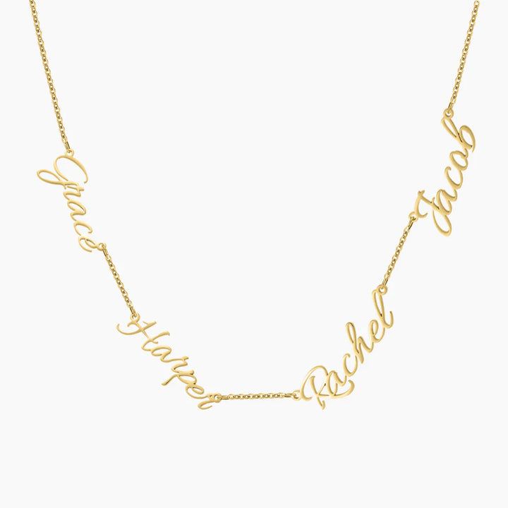 Multiple Names Necklace