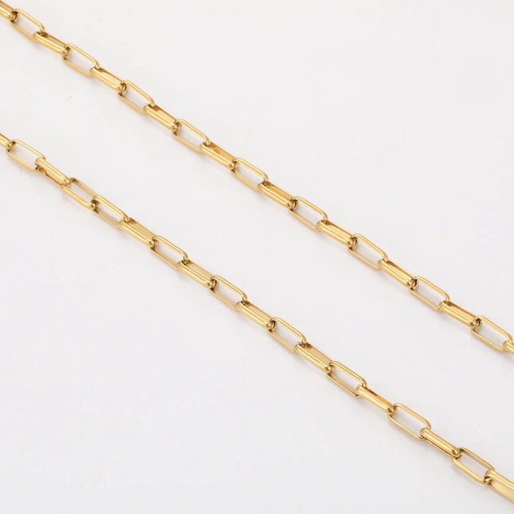 3mm Paperclip Chain Necklace