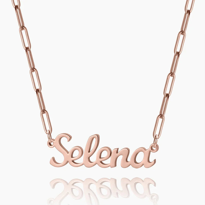 Paperclip Name Necklace
