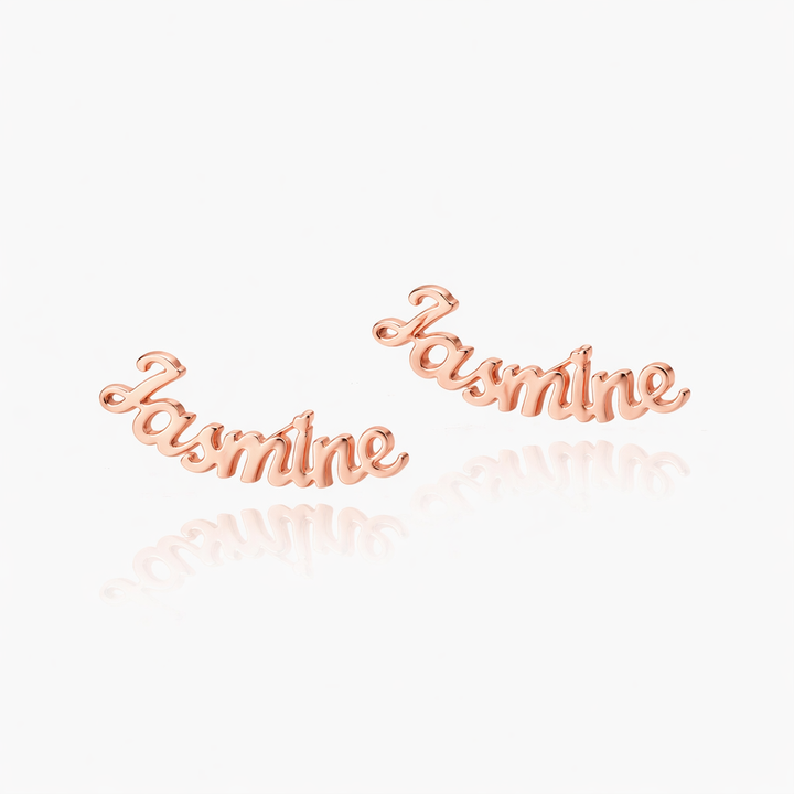 Name Stud Earrings