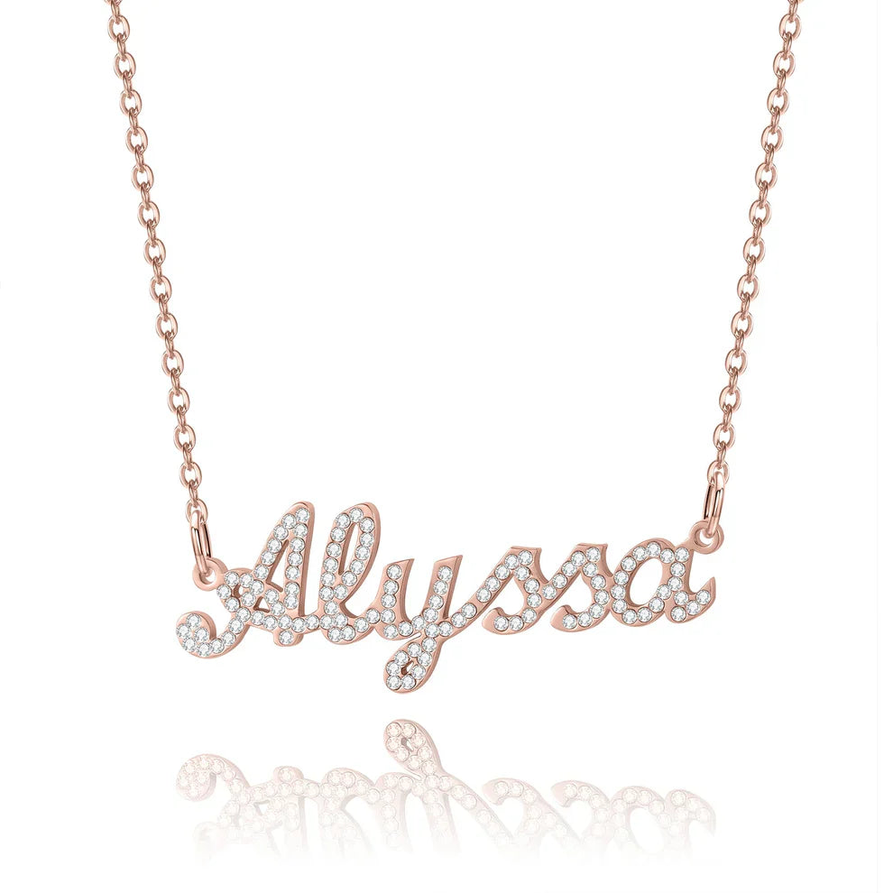 Diamond Name Necklace