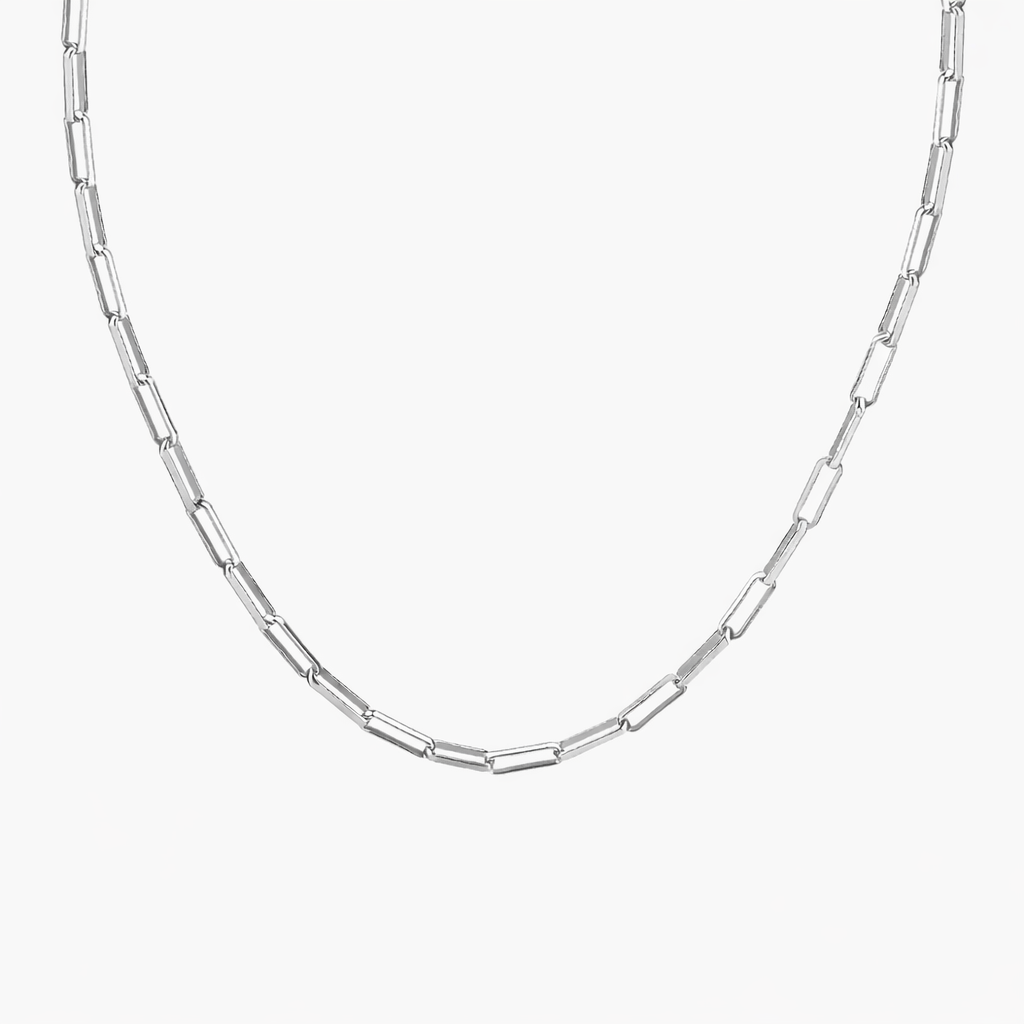 3mm Paperclip Chain Necklace