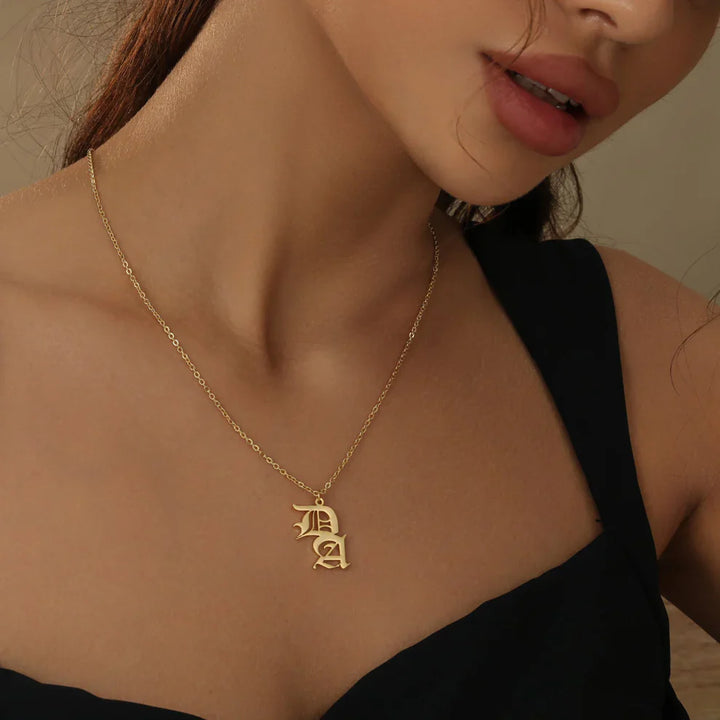 Double Initial Necklace