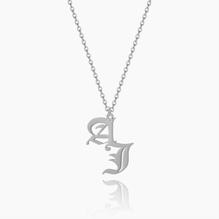 Double Initial Necklace